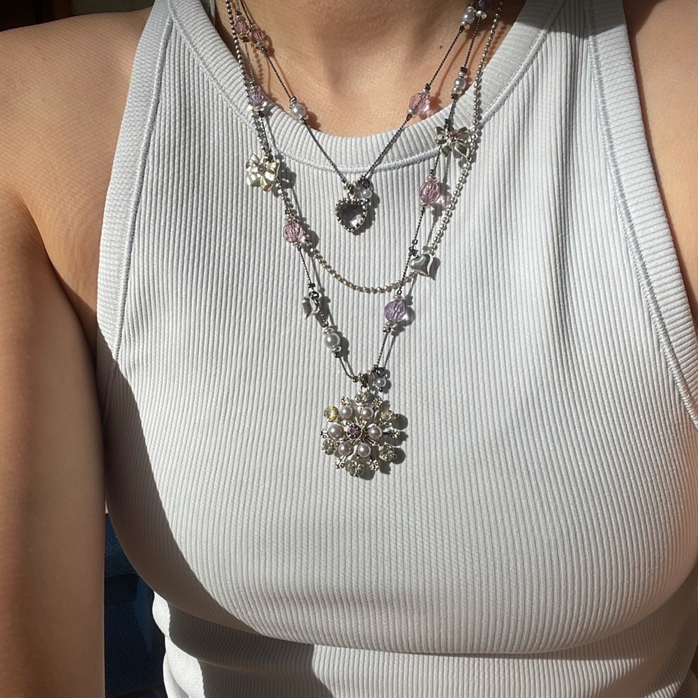 Betsy Johnson Layered Necklace